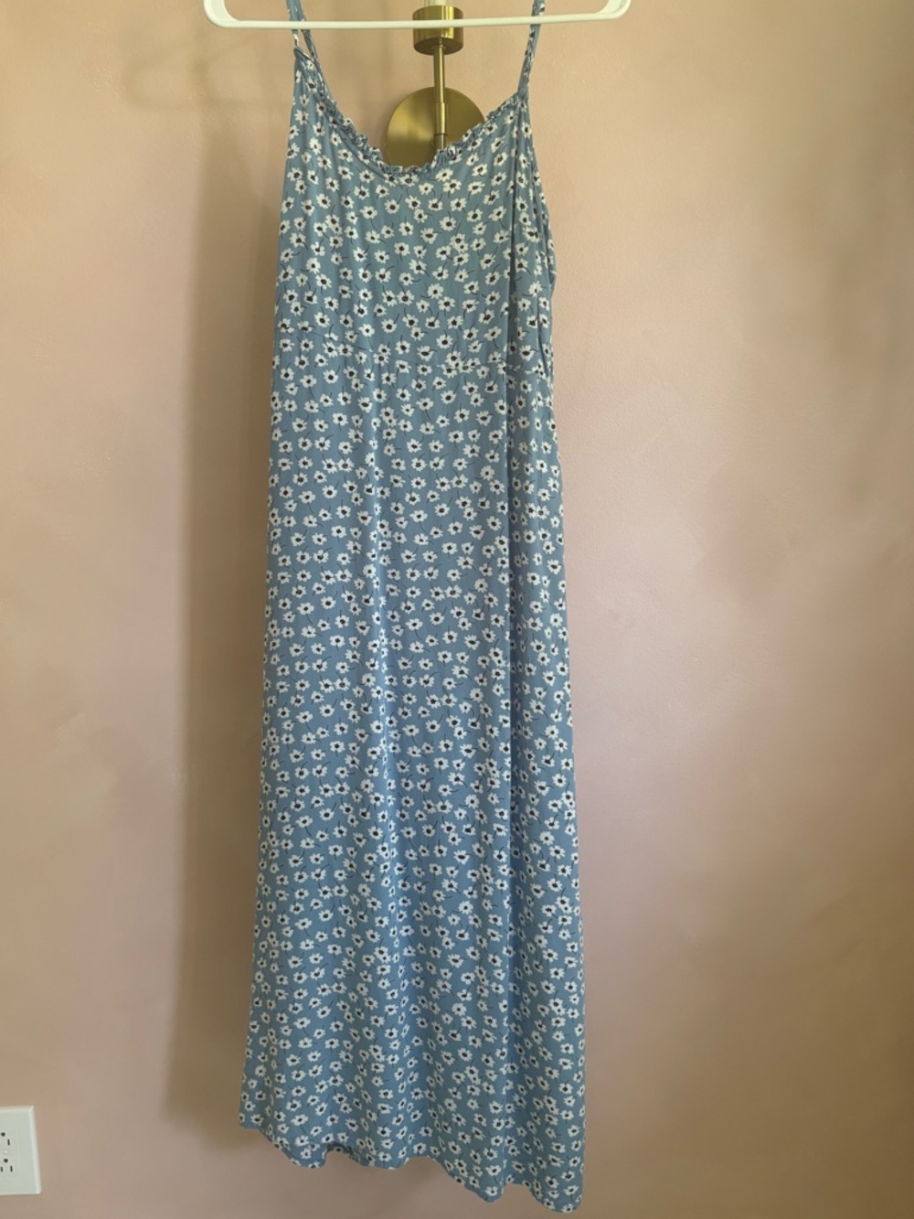 Pieces - Floral slip ankle dress
